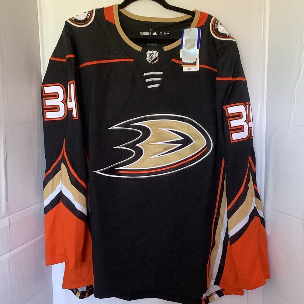 NHL adidas Official Anaheim Ducks jersey‎ Drydale #34 sz 54/XL NWT